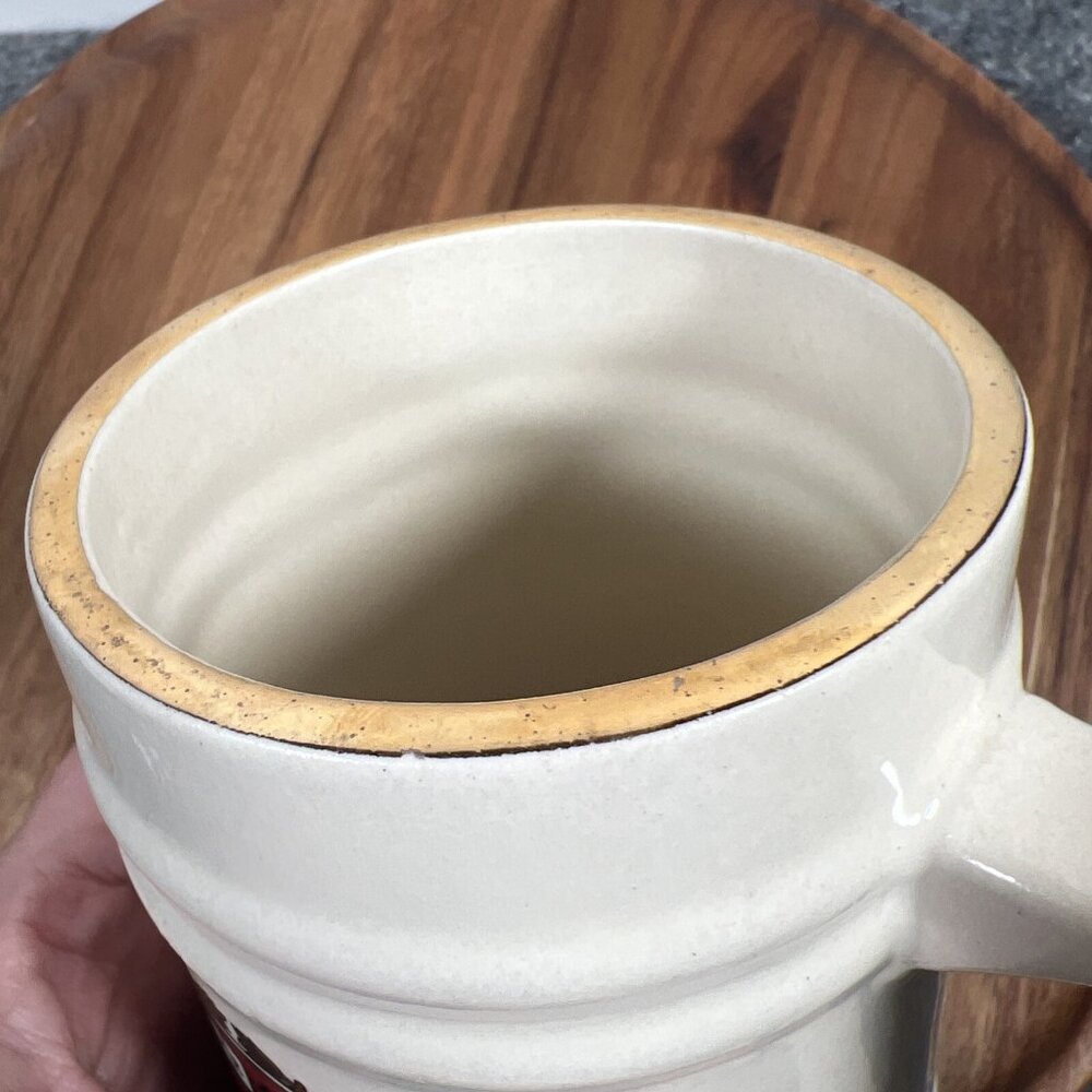 Vintage Harvard University Crimson VE RI TAS Off-White Gold W. C. Bunting Co Mug - Picture 10 of 13